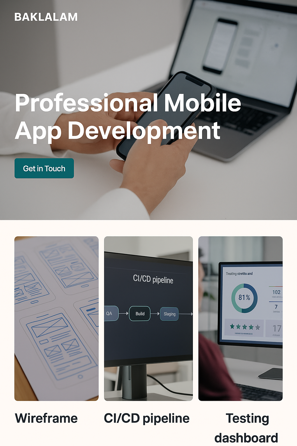 Tableau de tests automatisés et qualité